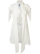 Aganovich Asymmetric Origami Jacket - Nude & Neutrals