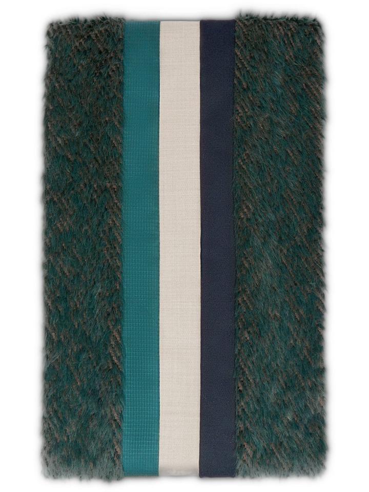 Mackintosh Green, Navy & Cream 0003 Scarf
