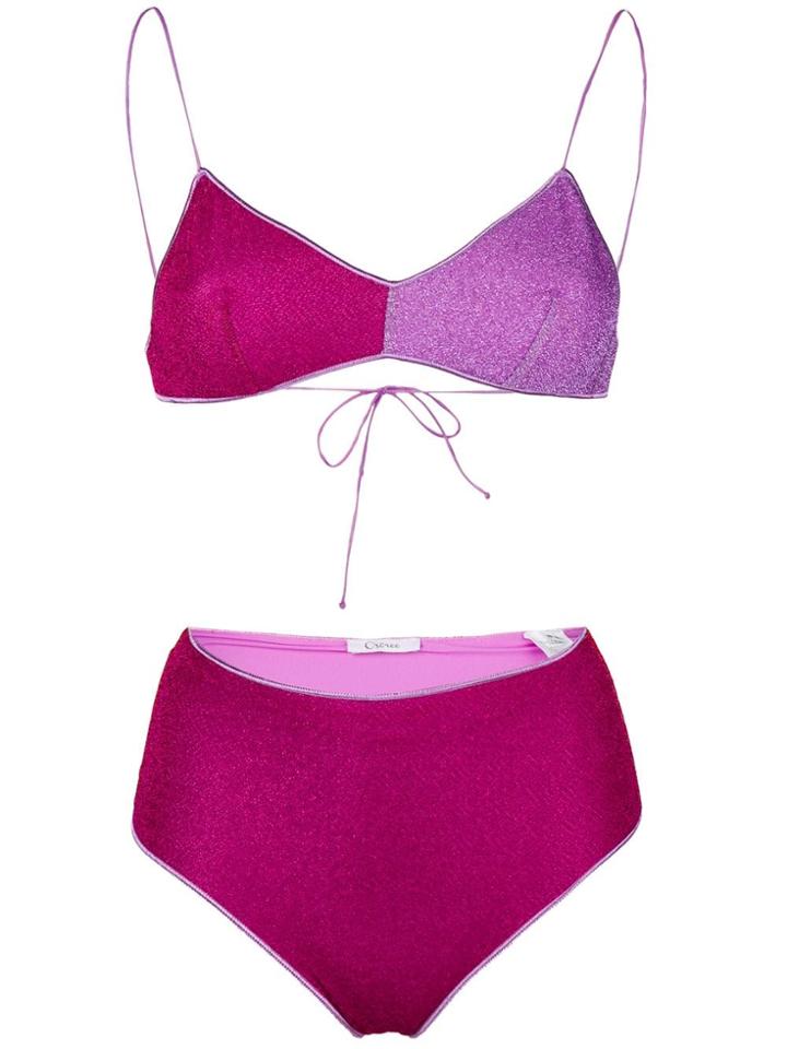 Oseree High Rise Bikini Set - Pink