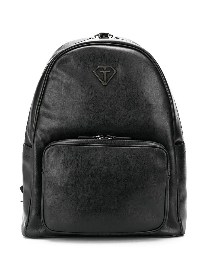 Gallucci Kids Logo Textured Backpack - Black