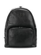 Gallucci Kids Logo Textured Backpack - Black