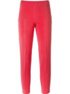 Pt01 Tailored Slim Pants, Women's, Size: 38, Red, Viscose/polyamide