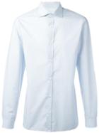 Z Zegna Classic Shirt, Men's, Size: Xxl, Blue, Cotton