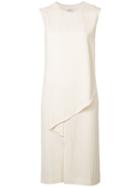 Maison Margiela Crepe Shift Dress, Women's, Size: 40, White, Viscose/spandex/elastane