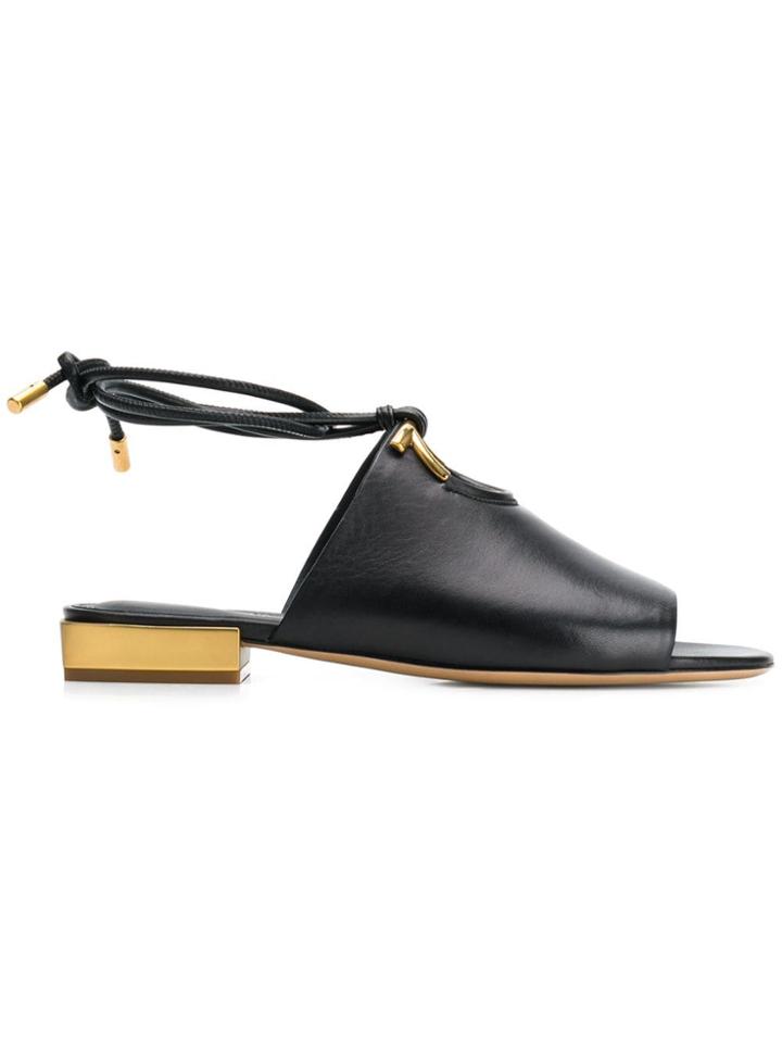 Salvatore Ferragamo Mirror Heel Sandals - Black