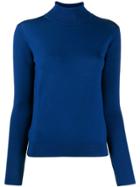 Paul Smith Roll Neck Knit Jumper - Blue