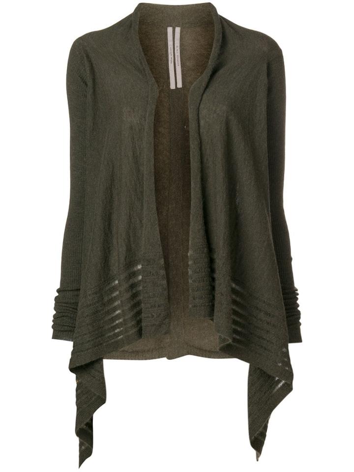 Rick Owens Mid-length Wrap Cardigan - Brown