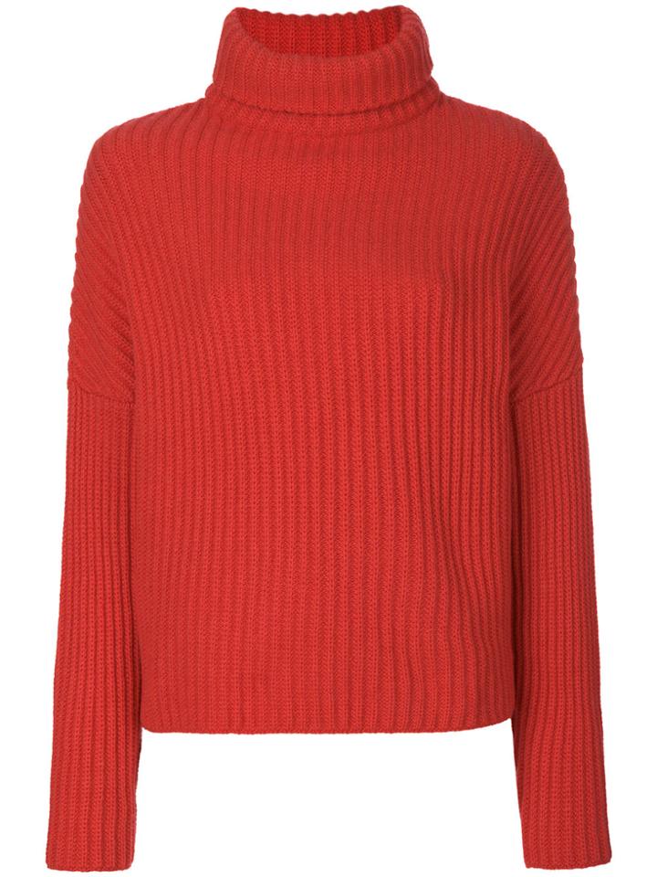 Dusan Cashmere Roll-neck Sweater - Yellow & Orange