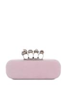 Alexander Mcqueen Four Ring Clutch - Pink