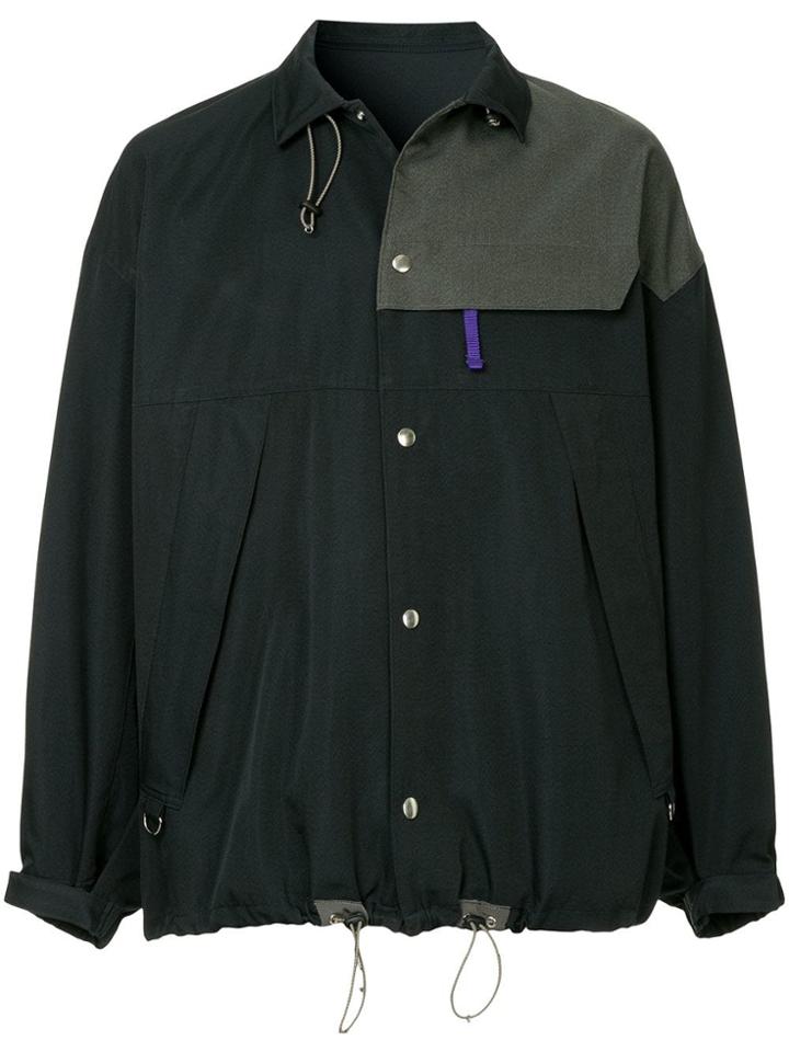 Kolor Contrast Panel Jacket - Black