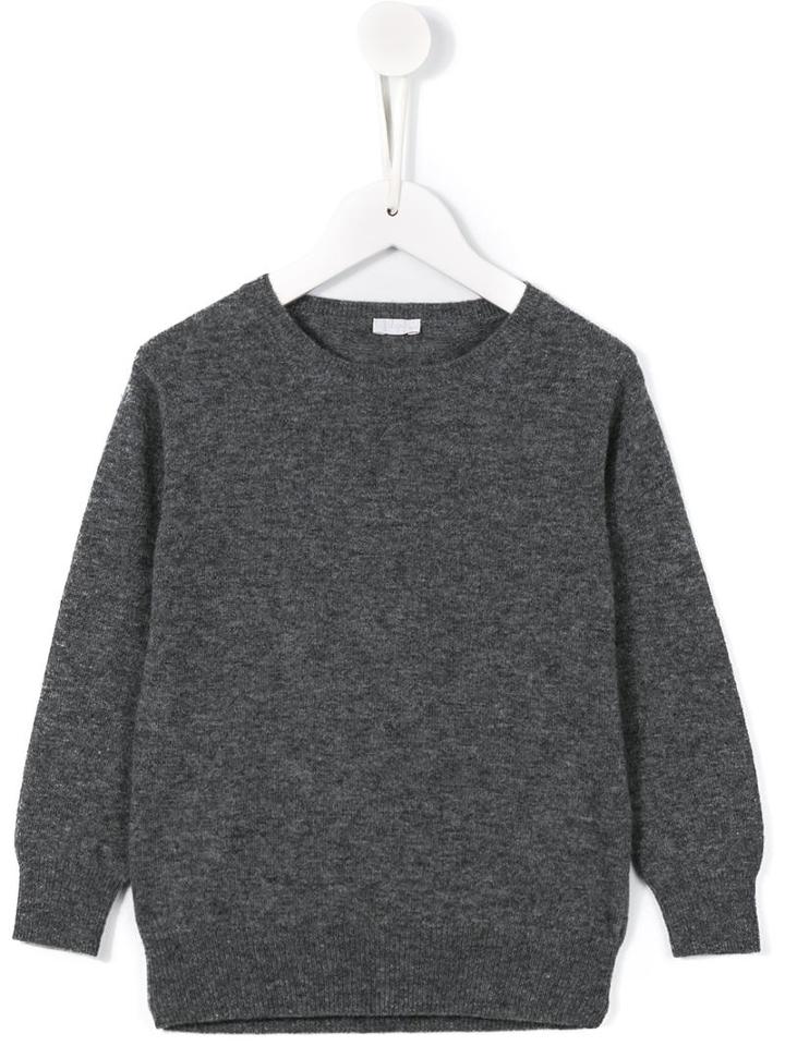 Il Gufo Crew Neck Jumper, Boy's, Size: 8 Yrs, Grey