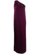 Maison Rabih Kayrouz One-shoulder Maxi Dress - Purple