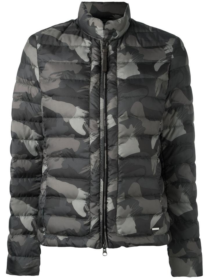 Woolrich Military Padded Jacket, Women's, Size: Medium, Green, Polyamide/polyester/feather/duck Feathers