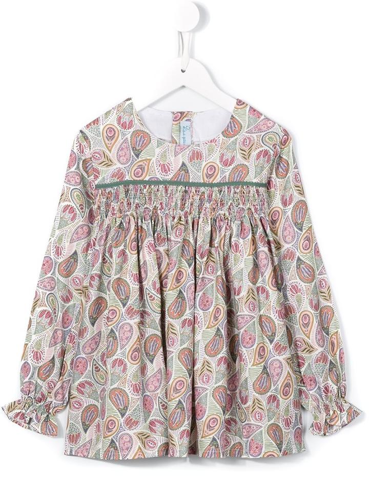 Amaia Paisley Print Dress, Toddler Girl's, Size: 2 Yrs, Pink/purple