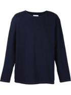 Lemaire Denim Effect Wide T-shirt, Men's, Size: 50, Blue, Cotton
