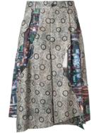 Comme Des Garçons Homme Plus Asymmetric Flared Shorts - Green