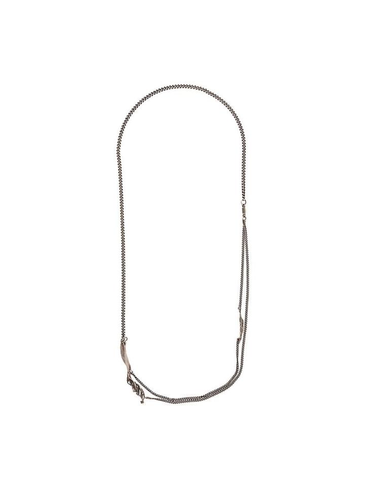 Werkstatt:münchen Double Chain Necklace - Silver