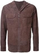 Marea Erre V Neck Shirt, Men's, Size: Large, Brown, Goat Skin