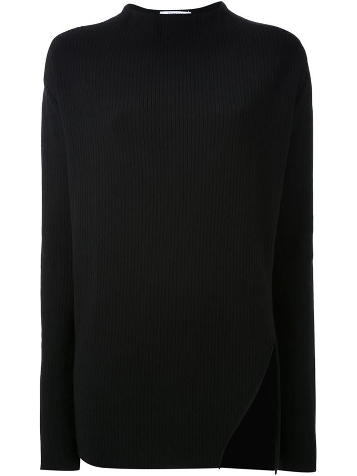 Thomas Tait Ribbed Side Slit Top
