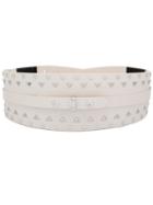 Isabel Marant Chunky Studded Belt - White