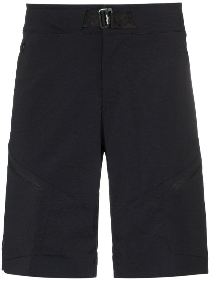Arc'teryx Palisade Belted Cargo Shorts - Black