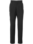 Giorgio Armani Textured Tailored Trousers - Grey