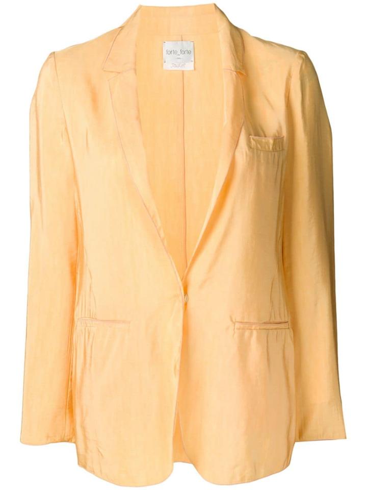 Forte Forte Satin Blazer - Yellow