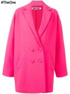 Mcq Alexander Mcqueen 'kimono' Coat, Women's, Size: 44, Pink/purple, Polyester/triacetate