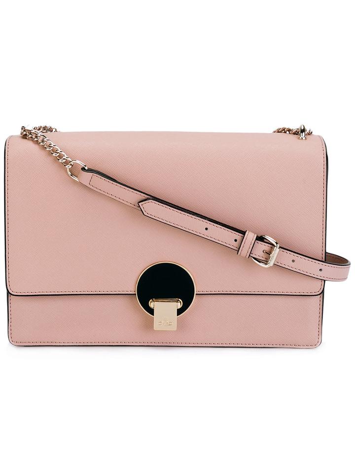 Vivienne Westwood Large Opio Shoulder Bag, Women's, Pink/purple, Leather