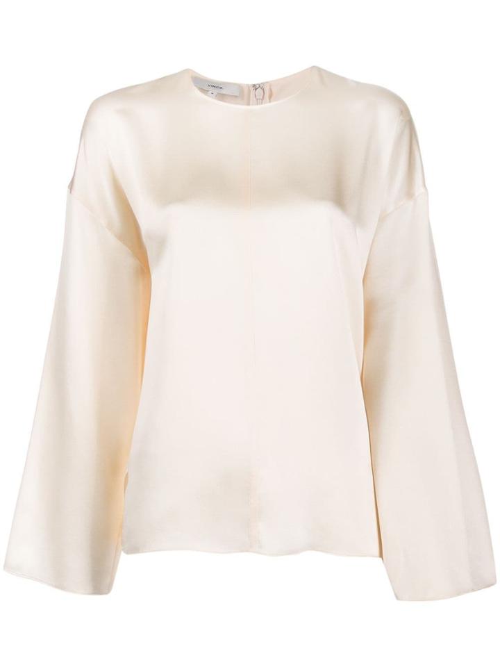 Vince Wide Sleeve Top - Neutrals
