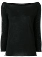 Fabiana Filippi Sequin Detail Sweater - Black