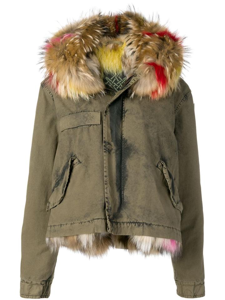 Mr & Mrs Italy Hooded Lined Parka - Green