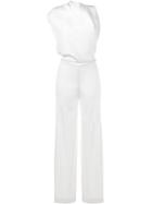 Osman Sleeveless Tailored Jumpsuit - White