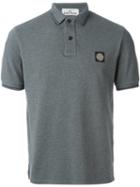 Stone Island Classic Polo Shirt, Men's, Size: Xl, Grey, Cotton/spandex/elastane