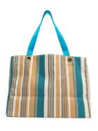 Amir Slama Cotton Beach Tote Bag - Blue