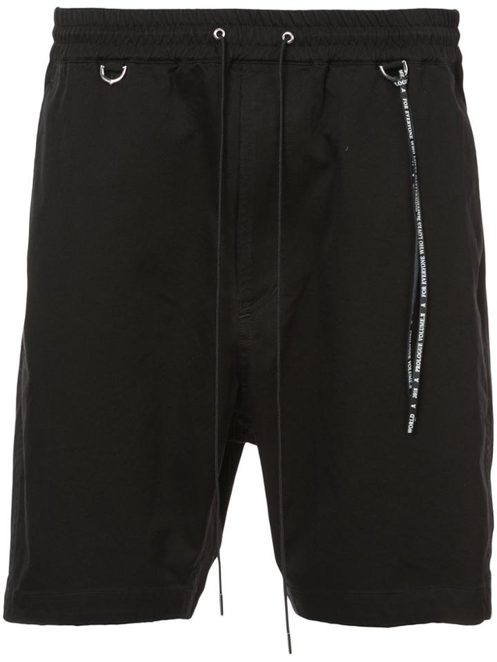 Mastermind Japan Bermuda Shorts With Skull Print - Black