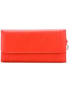 Zanellato Embossed Fold-over Clutch - Red
