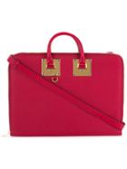 Sophie Hulme - Albion Document Holder - Women - Calf Leather - One Size, Red, Calf Leather