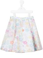 Valmax Kids - Floral Embroidered Skirt - Kids - Cotton/polyamide - 8 Yrs