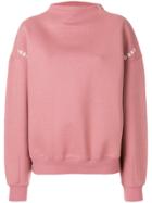 Ader Shoulder Zipped Sweatshirt - Pink & Purple