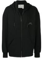A-cold-wall* Chest Logo Zip Hoodie - Black