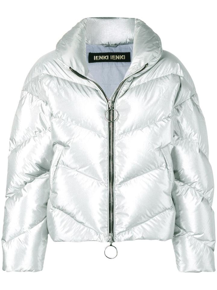 Ienki Ienki Metallic Puffer Jacket - Silver