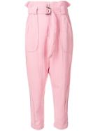 Iro Paper Bag Trousers - Pink