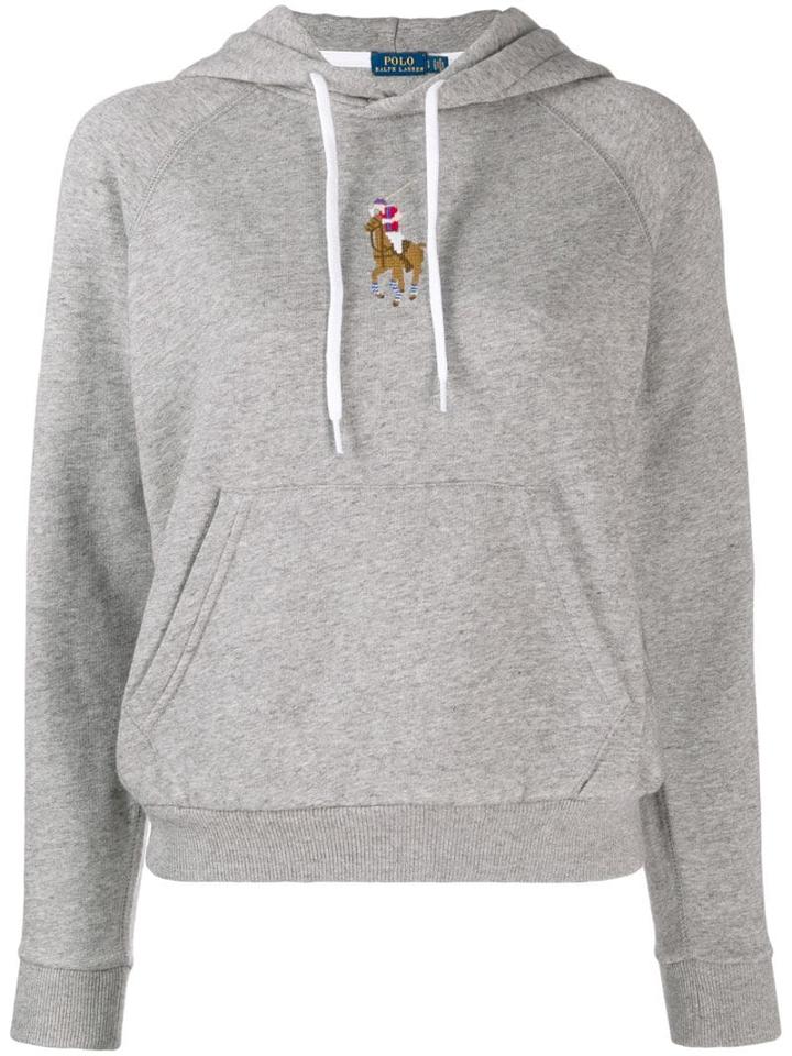 Polo Ralph Lauren Logo Hoody - Grey