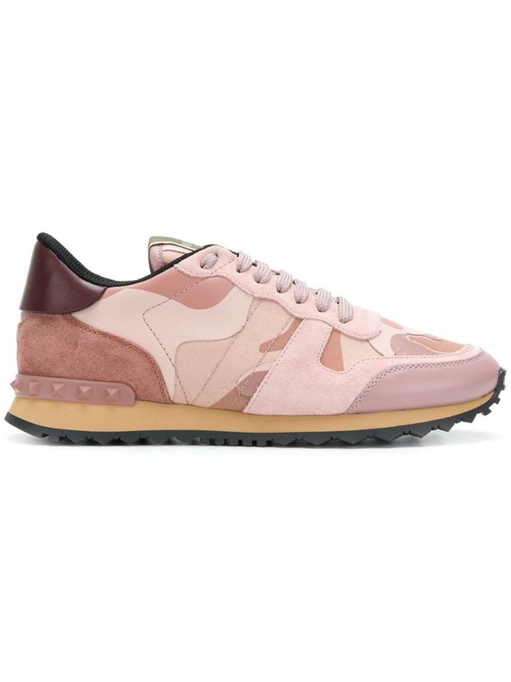 Valentino Rockrunner Sneakers - Pink