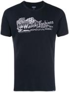 Woolrich Printed T-shirt - Blue