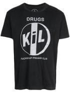 Local Authority 'drugs' T-shirt - Black