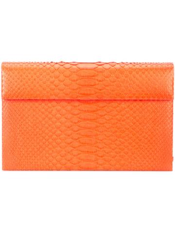 Susie Straubmueller Rectangular Clutch Bag - Yellow & Orange