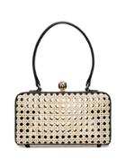Mehry Mu Luna Rattan Box Bag - Black