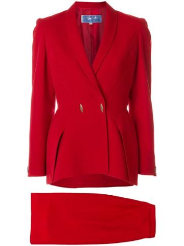 Thierry Mugler Pre-owned Skirt Suit - Red